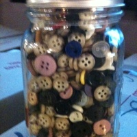 My button collection grows, last sunday fleamarket score!